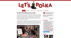 Desktop Screenshot of letspolka.com